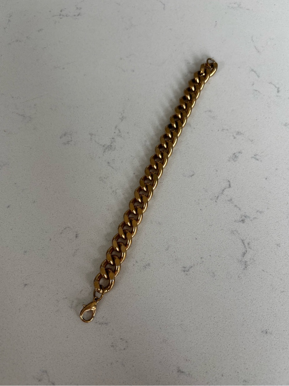 Chunky Gold Chain Bracelet - Picture 3 of 4
